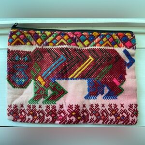 Super Cute Makeup Bag / Pencil Bag - South American Tapestry